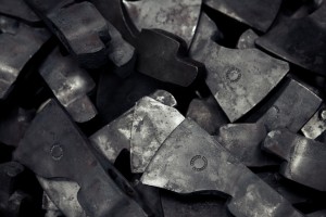 Axe heads from Wetterlings Axes - one of Woolpowers sister companies